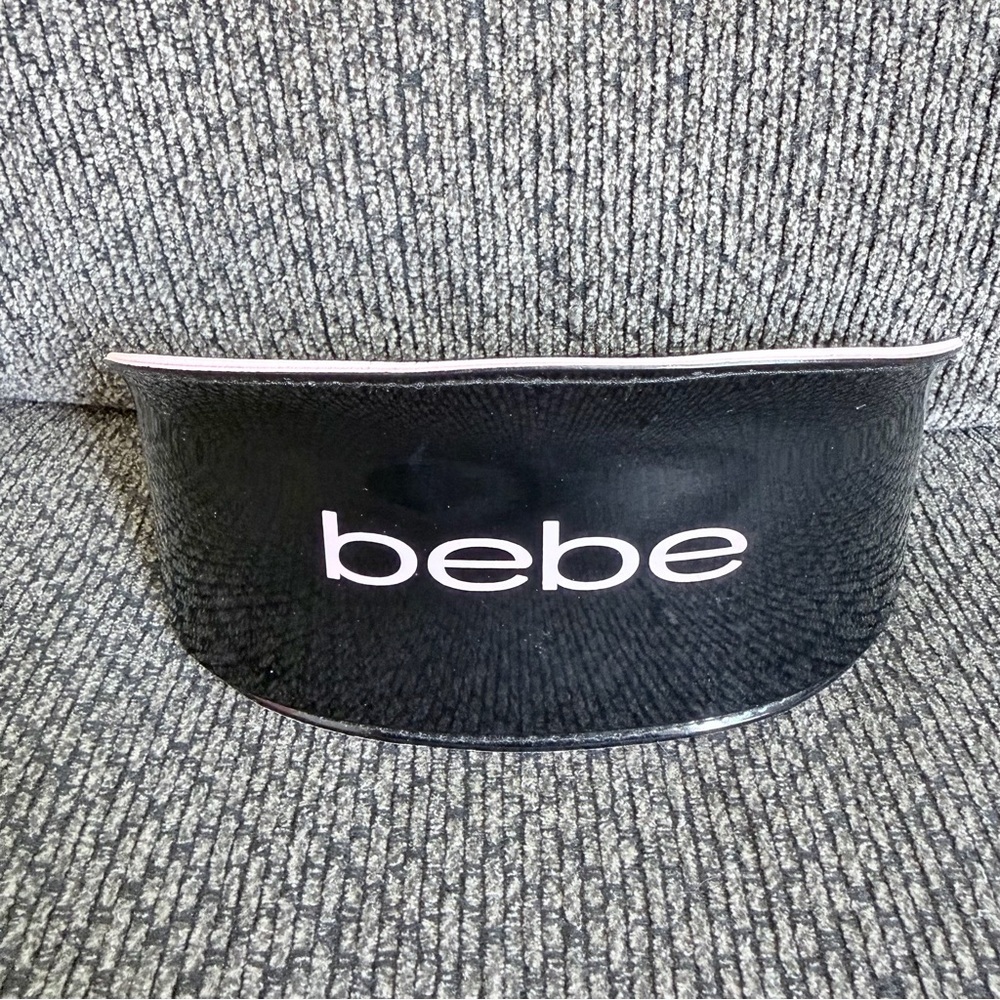 Bebe Black and Pink sunglasses case NWOT